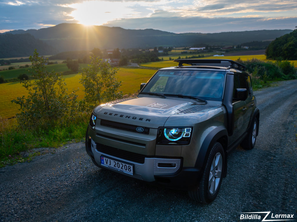 En første prøvekjøring / fotografering / video av Nye Land Rover Defender